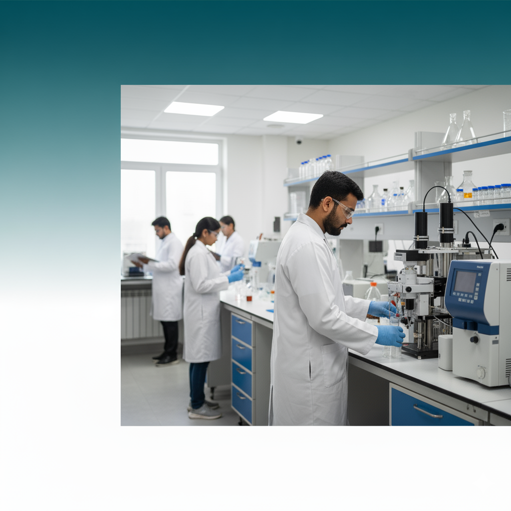 CCS laboratory team at work